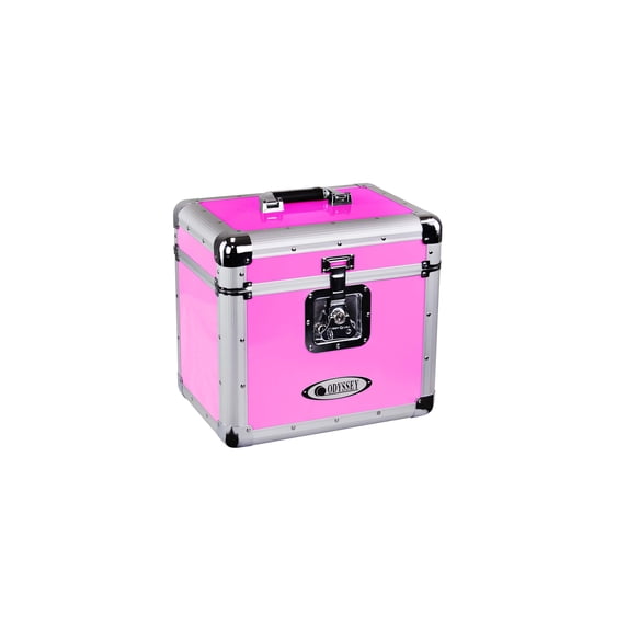 Odyssey Vintage Series Magenta 12" Vinyl Records or LP Case, Holds 70 PCS