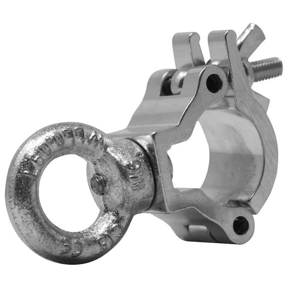 Odyssey LACE25XS, Aluminum Extra Small Mini Clamp With Eye Bolt Aluminum Finish