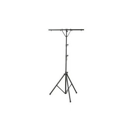 12' LIGHTING STAND WITH 1 CROSS BAR IN BLACK