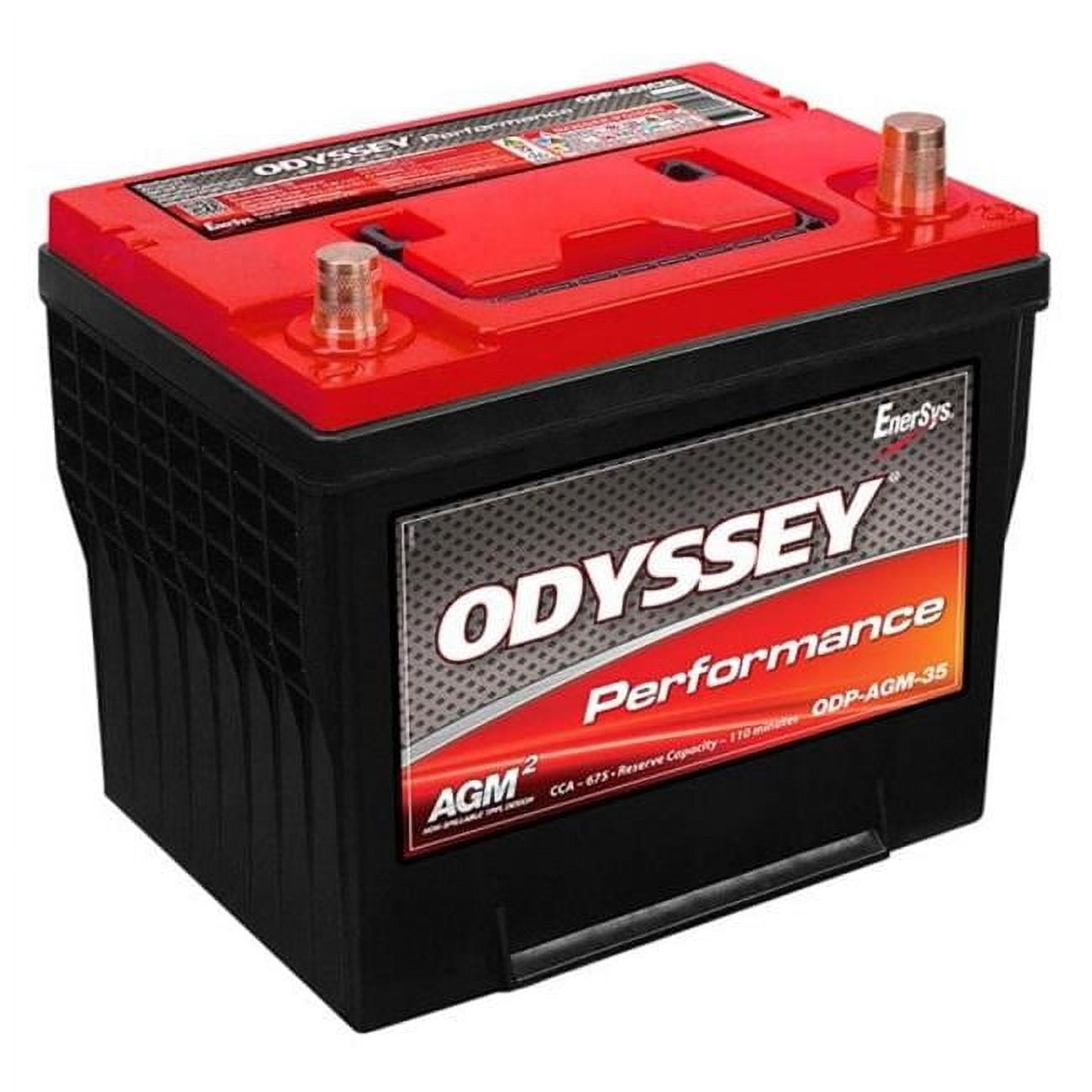 Odyssey ODPAGM35 12V AGM Automotive Battery 35 675, Cold Crank Amp for Automotive Vehicle
