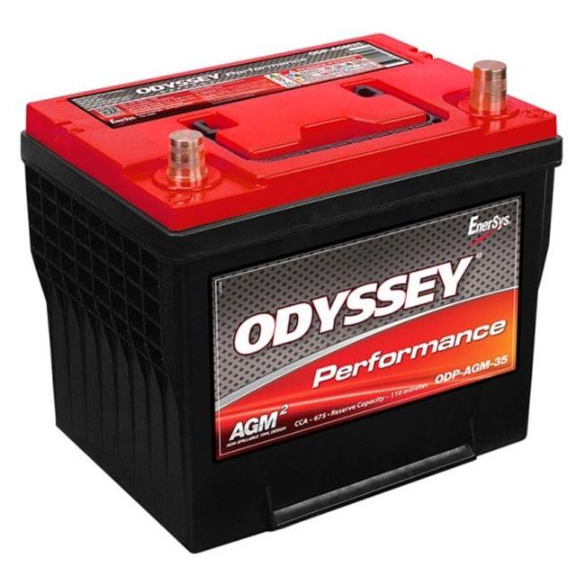 Odyssey ODPAGM35 12V AGM Automotive Battery 35 675, Cold Crank Amp for Automotive Vehicle