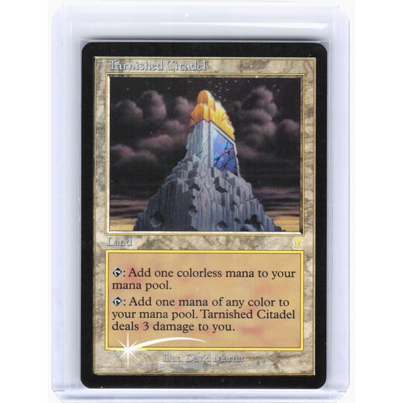 2001 Magic The Gathering Odyssey ODY Tarnished Citadel Rare Foil #329/350 Trading Card