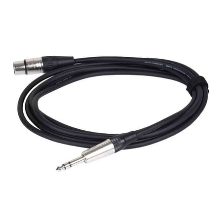 Odyssey OS103SXF XLR Female to Stereo 1/4? Male Balanced Microphone Cable - 3 Feet