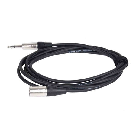 Odyssey OS103SXM XLR Male to Stereo 1/4? Male Balanced Microphone Cable - 3 Feet