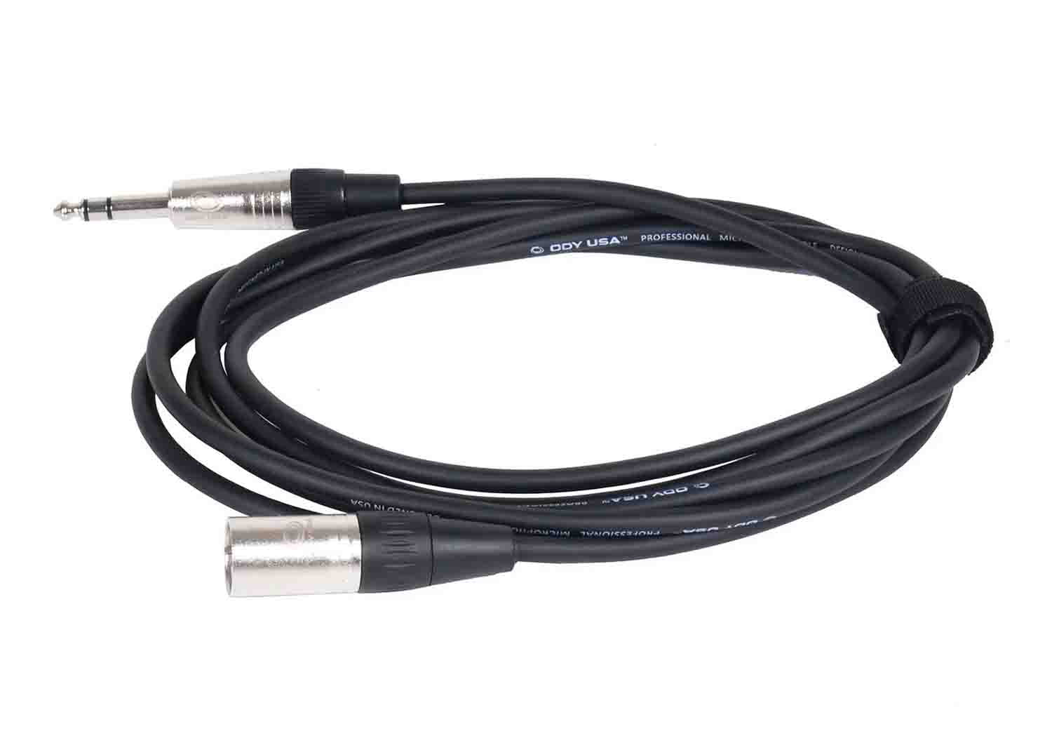 Odyssey OS130SXM XLR Male to Stereo 1/4″ Male Balanced Microphone Cable - 30 Feet