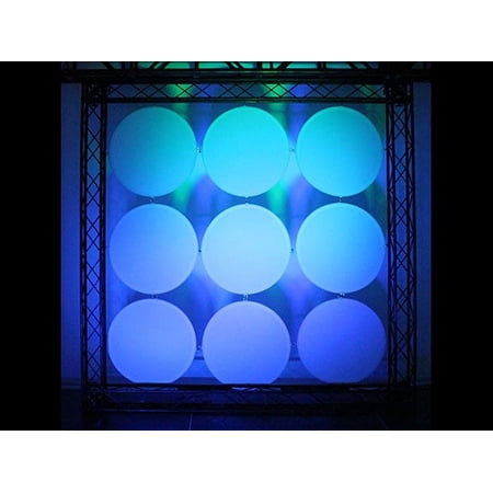 Odyssey SWDC22WHTX9 White Scrim Werks 22" Diameter Circular Décor Panels - 9 Pcs