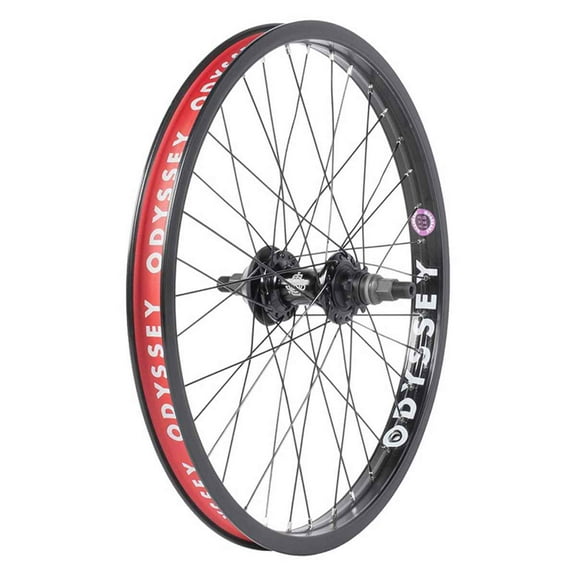 Odyssey Quadrant Rear Wheel 20in 14x110mm Rim Brake Clutch V2 LHD Clincher Blk