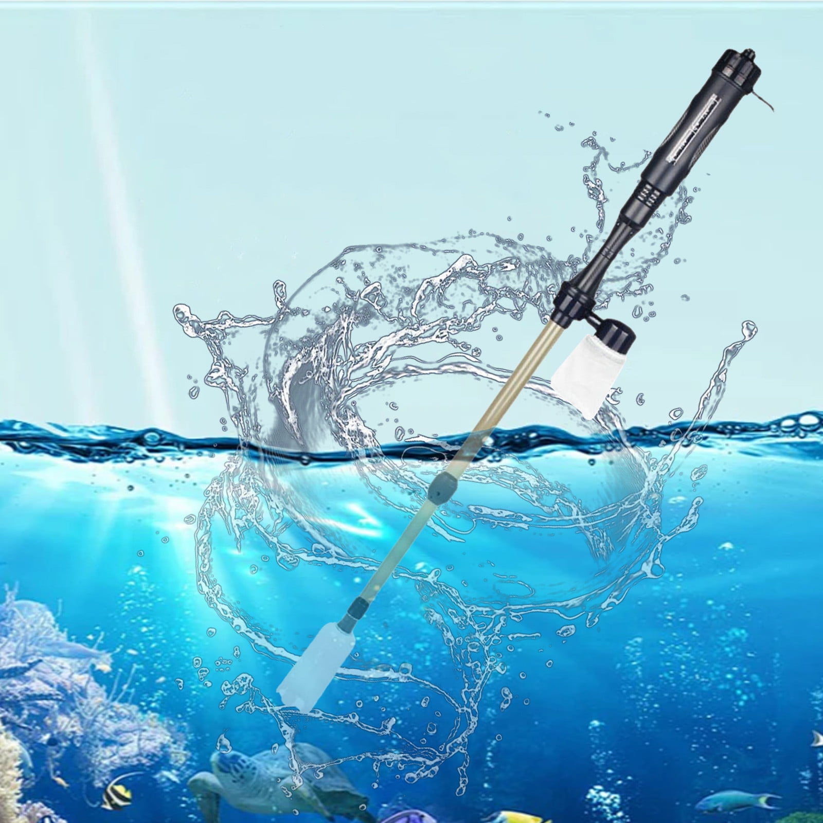 Oefntac Aquarium Gravel Cleaner Vacuum Fish Tank Cleaner Vacuum Tools Electric Sand Washer for Aquarium Water for Fish Tank Vacuum Gravel Cleaner and Sand Wal-mart Wal-mart D