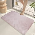 thumbnail image 1 of Oefntac Bathroom Mats Non Slip Bathroom Floor Mat,Geometric Pattern,Absorbent Quick Dry,Soft Polyester,Safe Modern Entryway,Toilet,Door Rug, 1 of 6