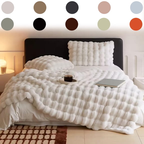 Oefntac Blanket Double Sided Soft Fleece Blanket All Season Solid Color Warm 55x79in Cozy Velvet School Nap Cuddle Sofa Bed Auto Washable Durable