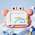 thumbnail image 1 of Oefntac Drawing Board Crab Magnetic Drawing Board Sketchpad Educational Writing Tablet Fine Particle Tech Soft Plastic Safety Reusable Handheld Toy Gift, 1 of 7