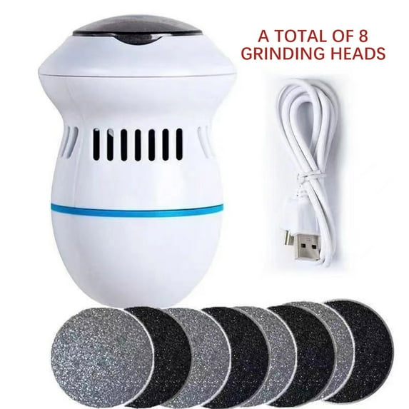 Oefntac Electric Foot Callus Remover Pedicure Tools for Feet Automatic Vacuum Foot Grinder Rechargeable Foot Skin Remover Dead Skin Callus Removal Pedicure Machine Clearance Items