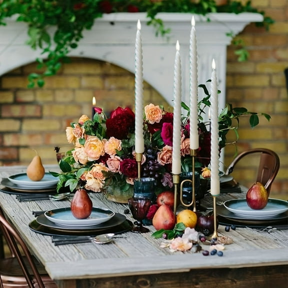 Oefntac Candle Long Thread Candle Wedding Banquet Party Holiday Decoration