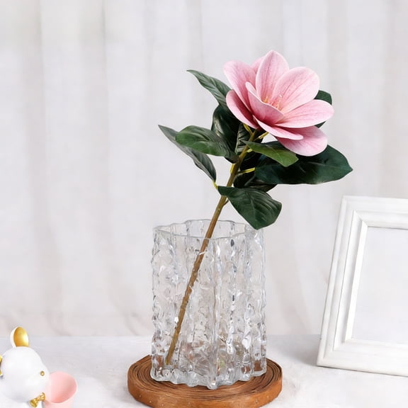 Oefntac Fake Flower Artificial Flower Faux Decor Bouquet Arrangement Pink White Home Wedding Party Table Centerpiece