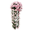 thumbnail image 1 of Oefntac Fake Flowers Artificial Chlorophytum Spider Bouquet Silk Block 27.6in Long Wall Fence Screen Easy Install for Balcony Courtyard Home Decor, 1 of 1