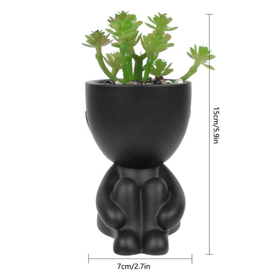 Oefntac Flower Pot Face Flower Pot Gardening Garden Flower Pot Home Decoration Ornaments