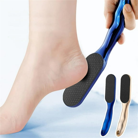 Oefntac Foot Scraper Glass Foot Scraper Board,Advanced Exfoliate Remover,Ergonomic Handle,Gentle Filing,Waterproof Durable,Handheld Pedicure Kit