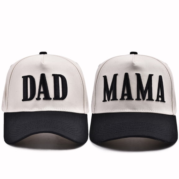 Oefntac Hat Trucker Hat Embroidered Baseball Cap Puff Letter Hat With Side Letter Unisex Personalized Gift for Mom Dad Mother's Day