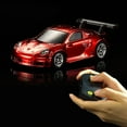 thumbnail image 1 of Oefntac Holiday Gift Mini Pocket RC Car 2.4G 5 Way Small Gold Plated Racing Model Off Road Crash Proof Long Battery Wireless Remote Toy USB Rechargeable, 1 of 7