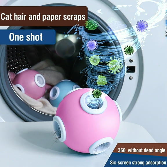 Oefntac Pet Hair Remover Roller Washing Machine Filter Pet Hair Remover,Portable Pet Hair Remover for Laundry Lint Remover Ball Reusable for Clothes