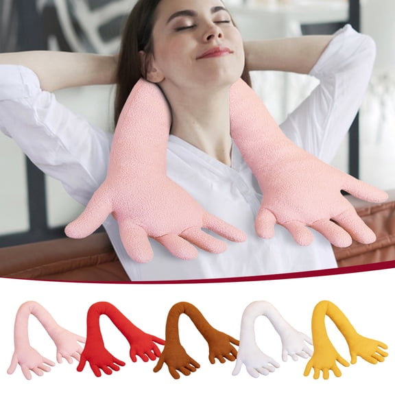 Oefntac Pillow Extra Long Hugging Arm Pillow Funny Hand Cushion Security Blanket Emotional Support Abstract Sofa Bed Decor Conversation Piece for Adults
