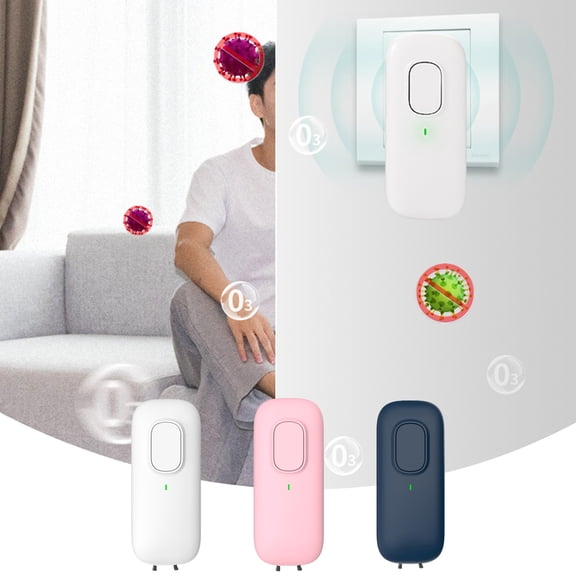 Oefntac Purifier Plug-in Negative Ambient Purifier,Mini Portable Negative Generator,Suitable for Home,Bedroom,Bathroom,Living Room,Bathroom,Closet,Pet Room
