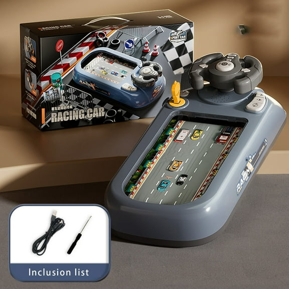 Oefntac Savings Boys Toys Racing Car Steering Wheel Toys Interactive Simulation Racing Toys Kids Driving Simulator Easy to Clean and Maintain for All Ages Playing