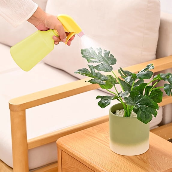 Oefntac Spray Bottle Hand Operated Fine Mist Spray Bottle for Watering Plants Home Cleaning Hair Moisturizing Plastic Nozzle Ergonomic Design Versatile Use Leakproof