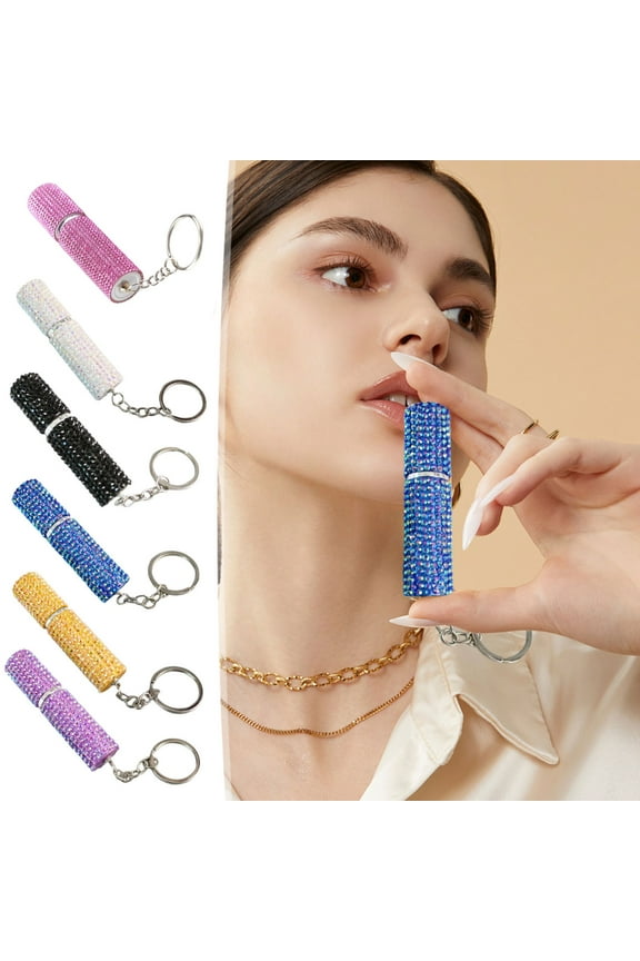 Spray Bottle Perfume Spray Bottle with Keychain Portable Refillable Travel Size Atomizer Mini Fragrance Dispenser Leak Proof Empty Container for Purse Pocket on The Go Use