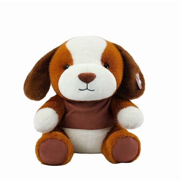 Oefntac Toy Cute Puppy Plush Toy Soft Hug Doll Gift for Kids Children Comfort Play Stuffed Animal Washable Safe Snuggle Portable