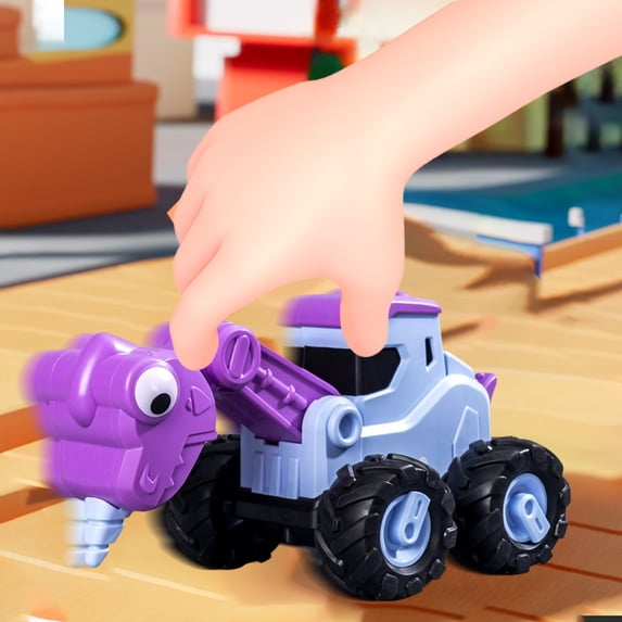 OEFNTAC Toys Dinosaur l Toy Car Press and Go Excavator Vehicle for Boys Educational Gift Educational Toys