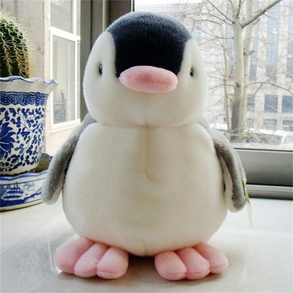 Oefntac Toy Extrusion Vocalize Penguin Soft Plush Sound Training Hand Grip Sensory Muscle Development Squeezable Animated Stuffed Toys