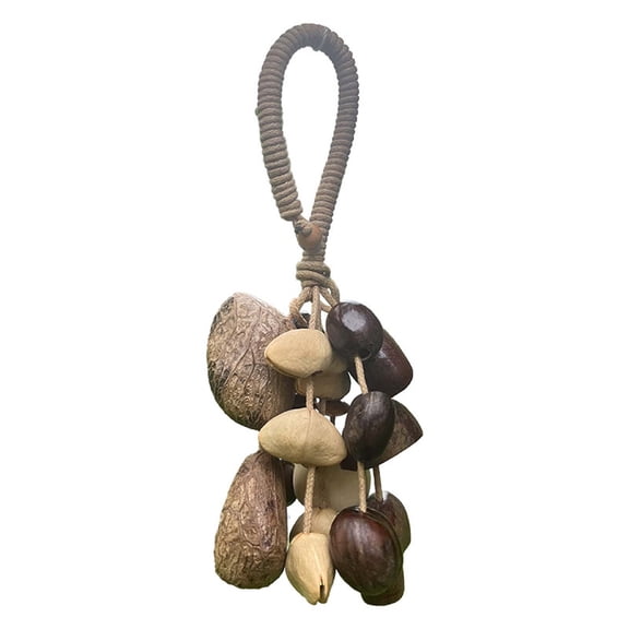 Oefntac Wind Chimes Handmade Wind Chimes Natural Fruit Shell Bell String for Outdoor Indoor Relaxation Yoga Mindfulness Home Decor Musical Accompanying Instrument