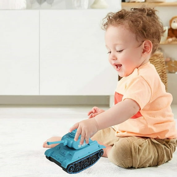 Oefntac Toys for 2 Year Old Children's Push Back Toy Car Engineering Car Children's Toy Car Children's Educational Small Car