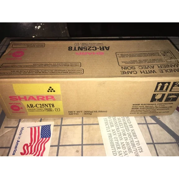 Oem Ar-C25Nt8 Genuine Sharp Yellow Toner