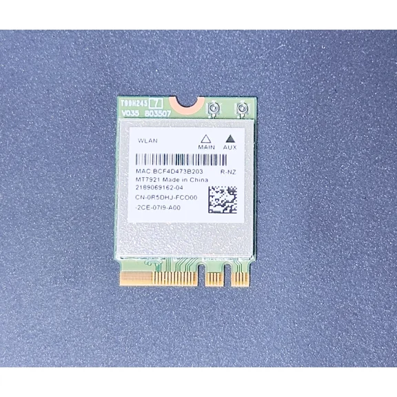 Oem Dell Mediatek Mt7921 Ngff 2230 M.2 Wifi 6 / Bluetooth Card 802.11Ax 0R5Dhj