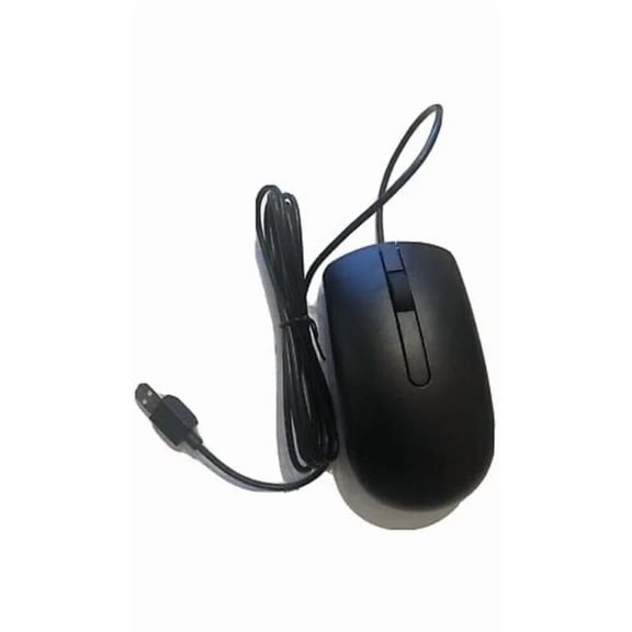 Oem Dell Usb Mouse Wired 2 Button With Scroll Laser Optical Black New Sealed