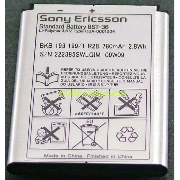 Oem Sony Ericsson Bst-36 J200 J220I J300 K310I K750 K510 Battery