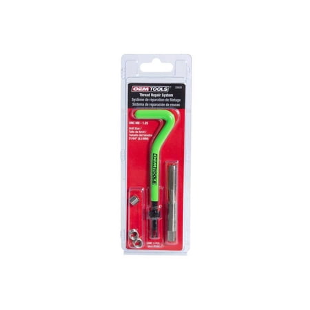 OEMTOOLS Stainless Steel Non Locking Helical Thread Repair Kit M8-1.25