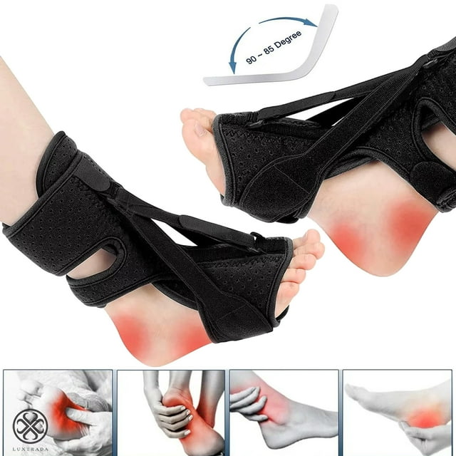 Oenbopo 2 Pack Plantar Fasciitis Support, Night Ankle Splint Achilles