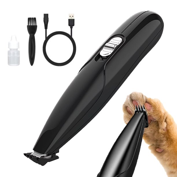 Oenbopo Dog Grooming Kit, Low Noise Electric Pet Trimmer, Cordless