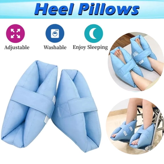 Oenbopo Heel Protector Cushion, Pain Relief Foot Pillow for Pressure Sores Foot Support Boot Surgery Recovery Supplies for Elderly Bedridden Pressure Ulcer Cushion Ankle Pillow for Bed, Wheelchairs