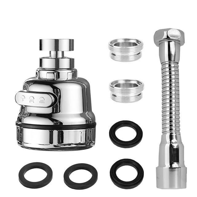 Oenbopo Kitchen Sink Faucet Aerator, 360° Rotatable Sprayer, Anti