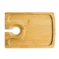 thumbnail image 1 of Oenophilia Bamboo Hors d' Oeuvres Plate - Set of 4, 1 of 4