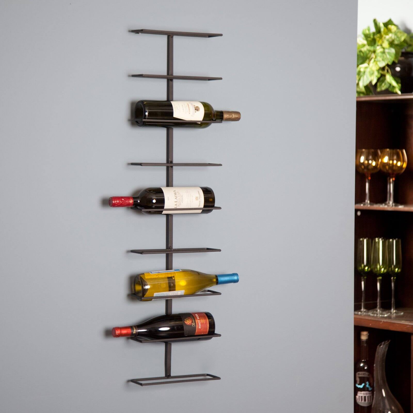 Oenophilia Wine Ledge 9 Bottle Wall Wine Rack