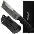thumbnail image 1 of Oerla Olhm-012 Tactical Small Cleaver Fixed Blade Knife 3.6 inch Blade with Black G10 Handle, 1 of 2