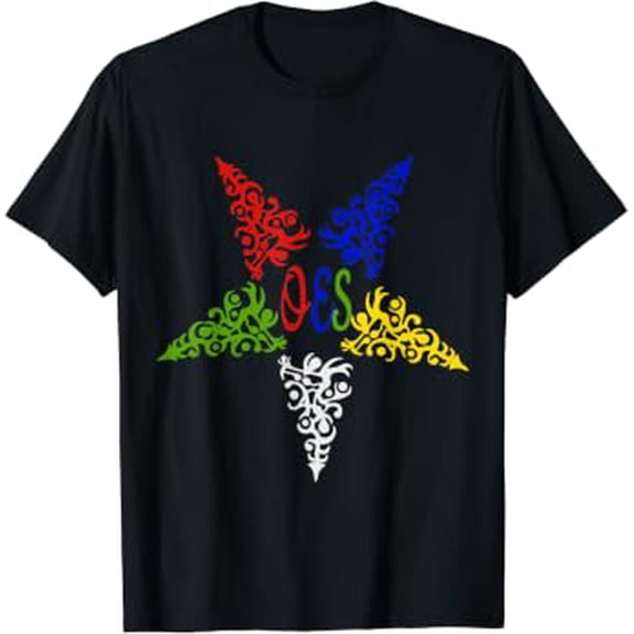 Oes Star Human Tree Order The Eastern Star Parents' Day Gift T-Shirt