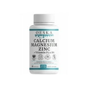 Oeska Calcium Magnesium and Zinc complex +D3-  475mg per capsule / 90 capsules