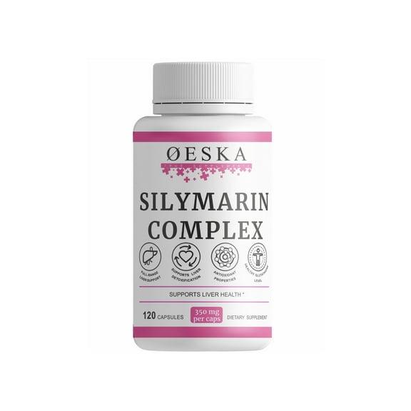 Oeska Silymarin Complex Supports Liver Health 350mg 120 caps