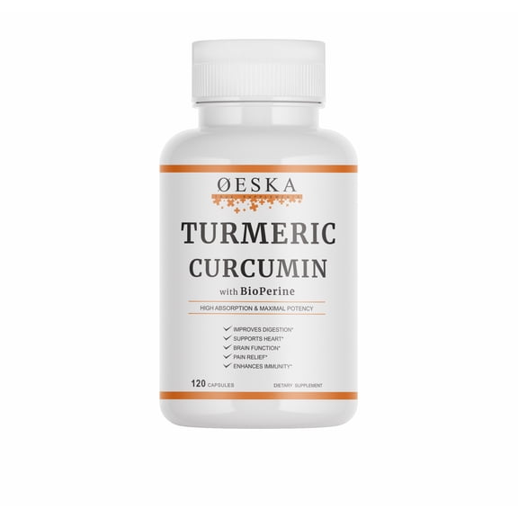 Oeska Turmeric Curcumin with Bioperine 120 capsules